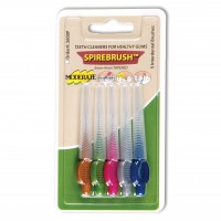 Plasdent FLOSSING BRUSHES 2mm-4mm Tapered, Assorted Neon Colors (5pcs/pack)